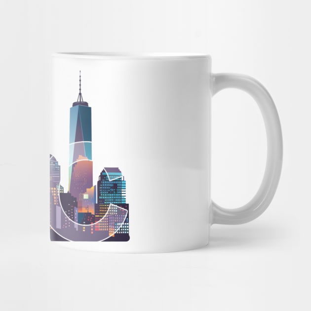 New York City Skyline by MugsForReal